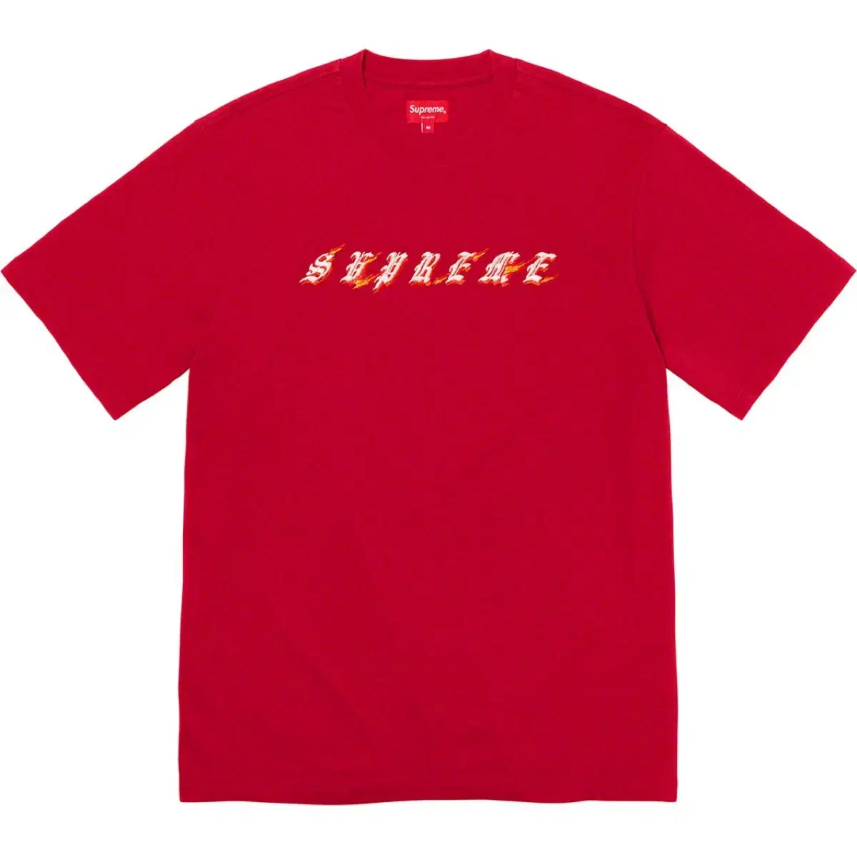 새상품) Supreme flames s/s top M사이즈